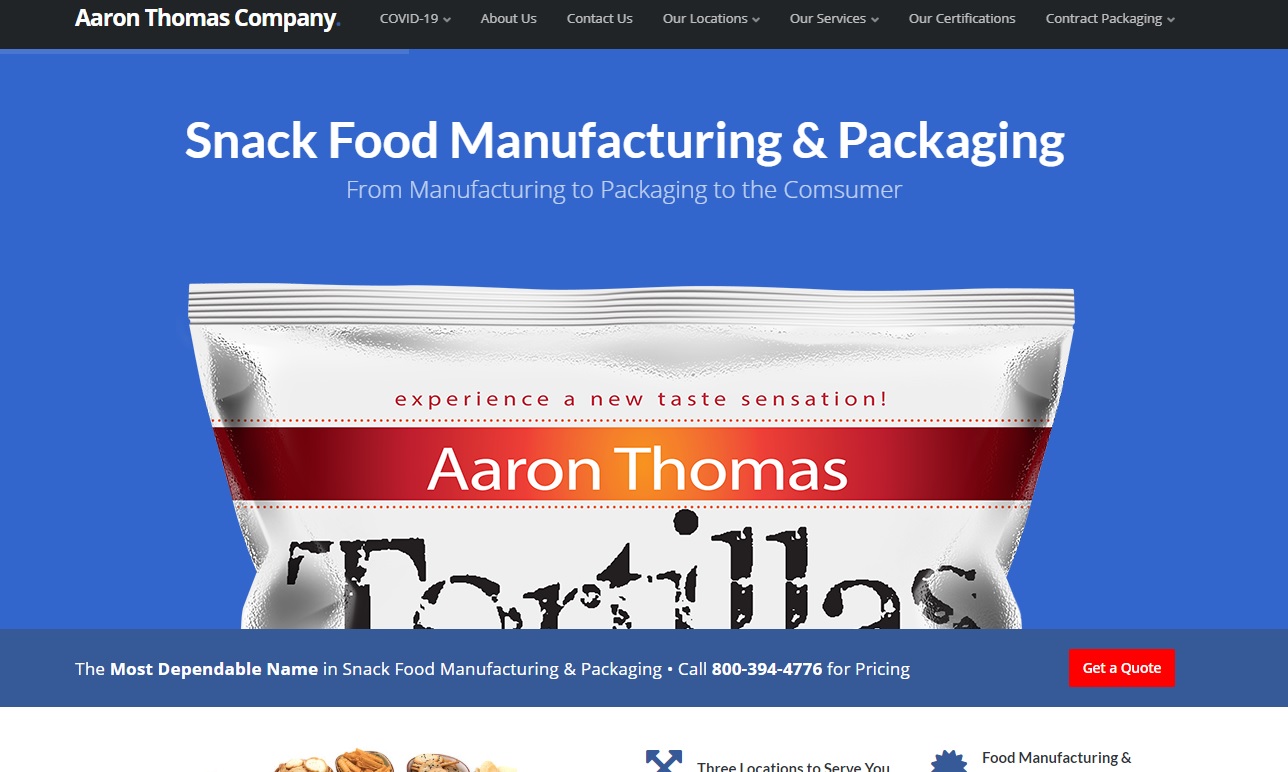 contract packing food